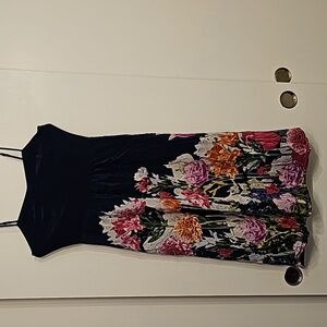 Navy blue Silk sundress